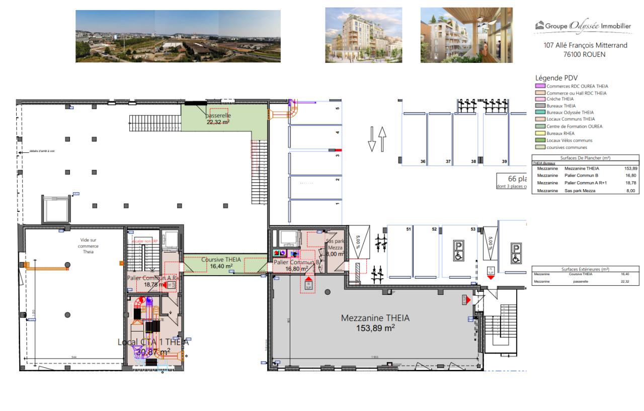 Bureau Rouen 1178m² Location bureau Rouen Seine-Maritime OLBUR2427326 6